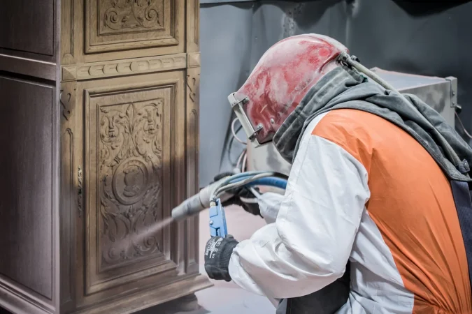 Stralen in professionele straalcabine